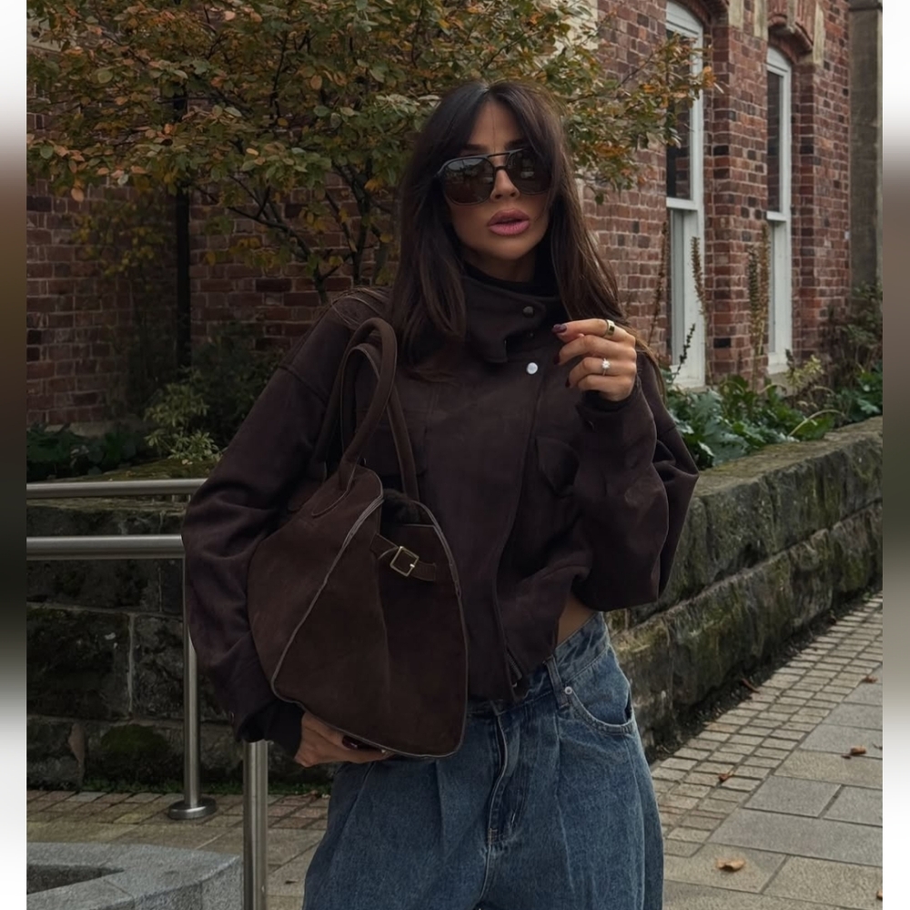 Zara Brown Utility Jacket - Picture 15 of 16